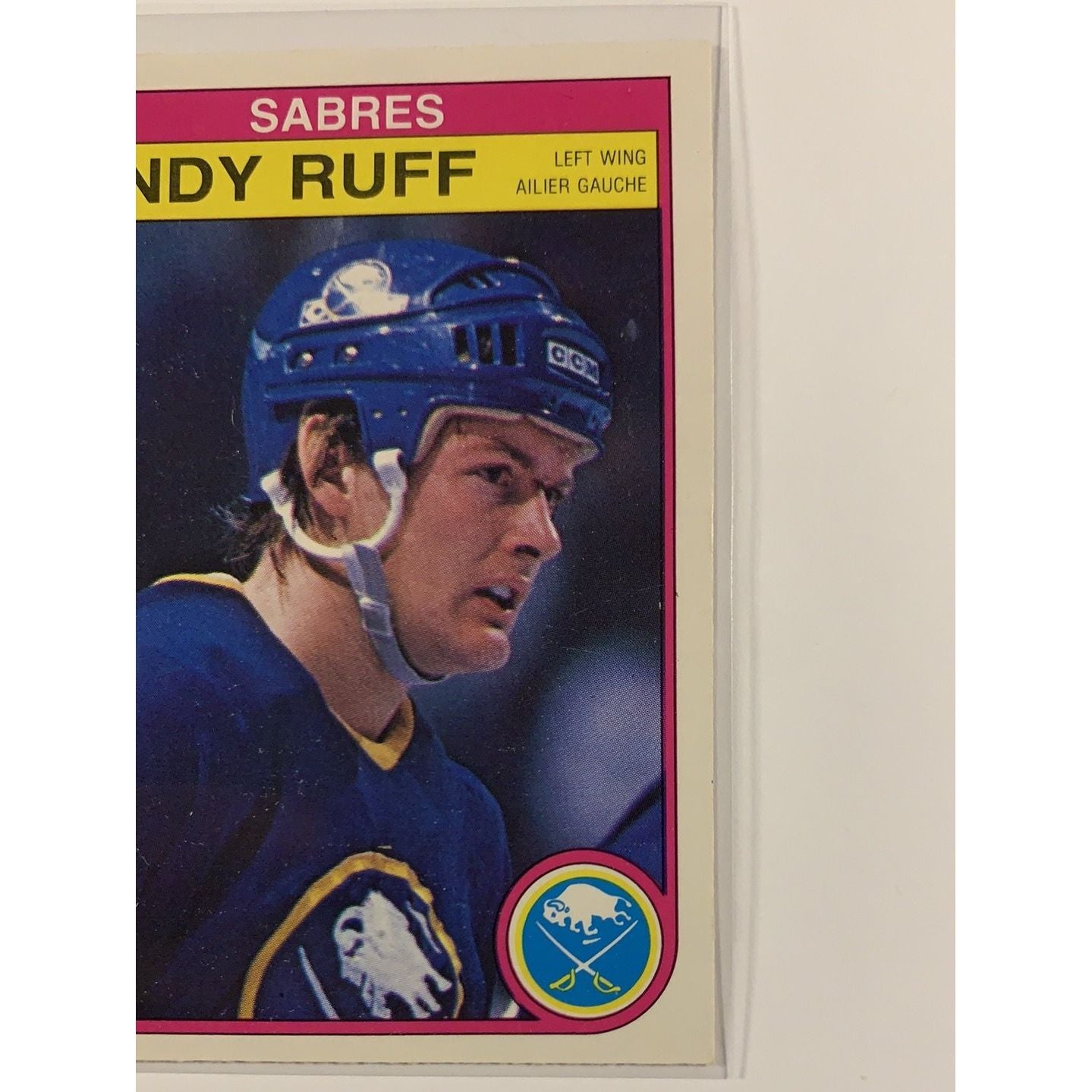  1982-83 O-Pee-Chee Lindy Ruff base #31  Local Legends Cards & Collectibles