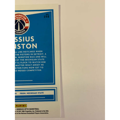 2020-21 Donruss Optic Cassius Winston Rated Rookie