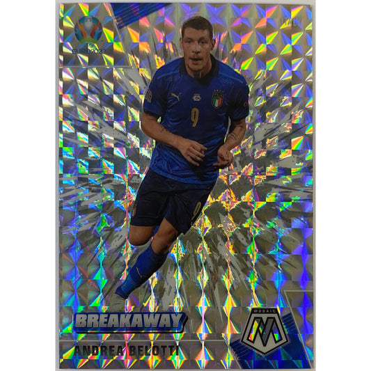 2020-21 Mosaic Andrea Belotti Breakaway Silver Prizm